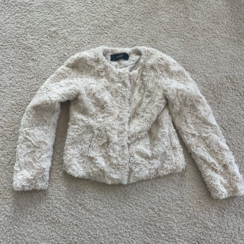 Faux fur jacket